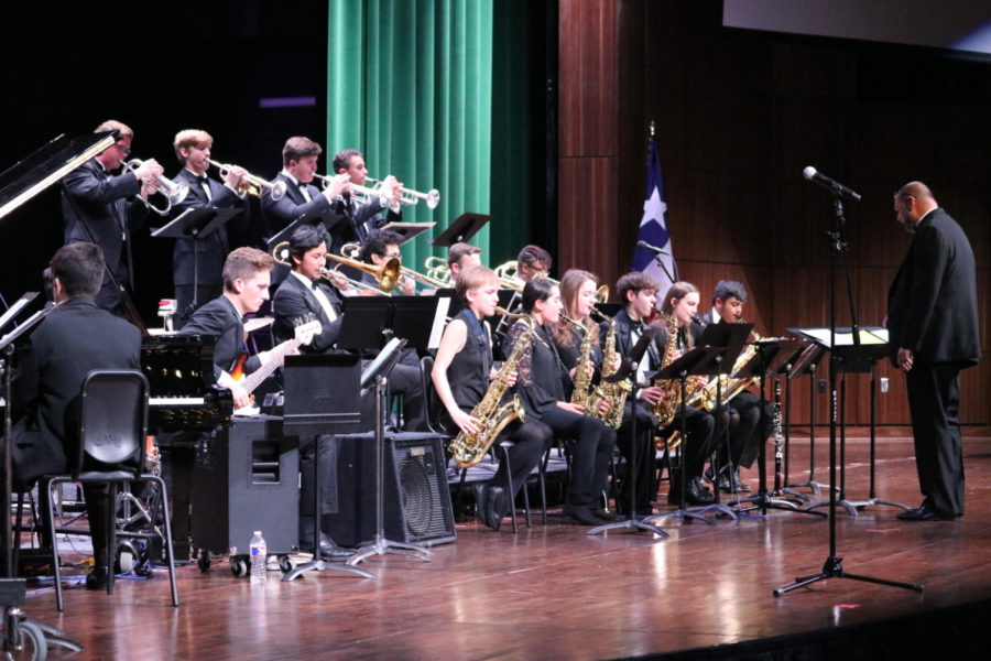 The WHS Jazz Orchestra, under the direction of Rich Armstrong.