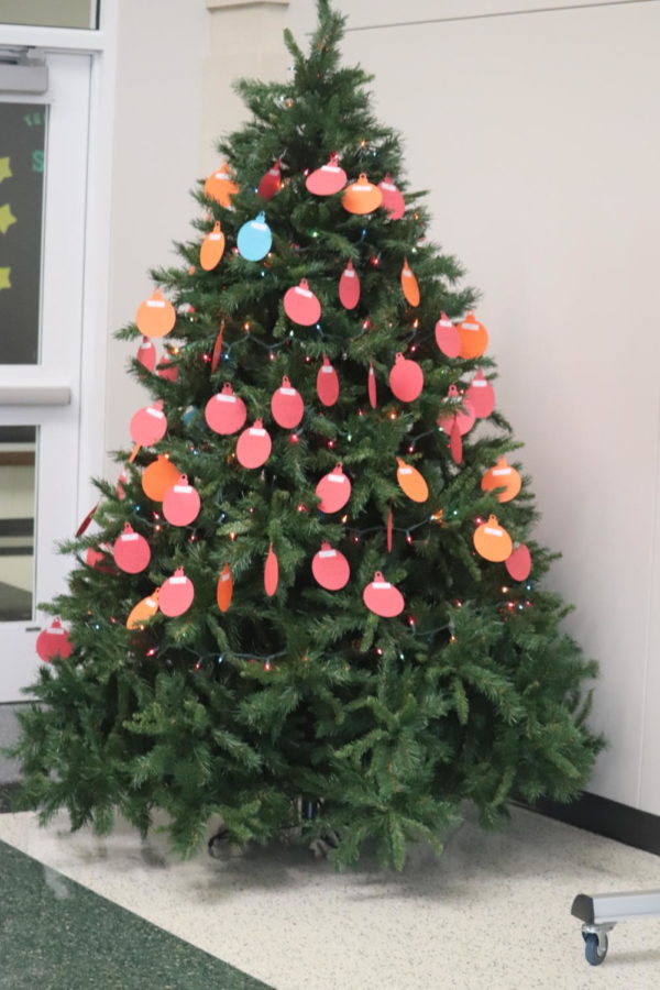 The WHS Angel Tree, located in the library.
