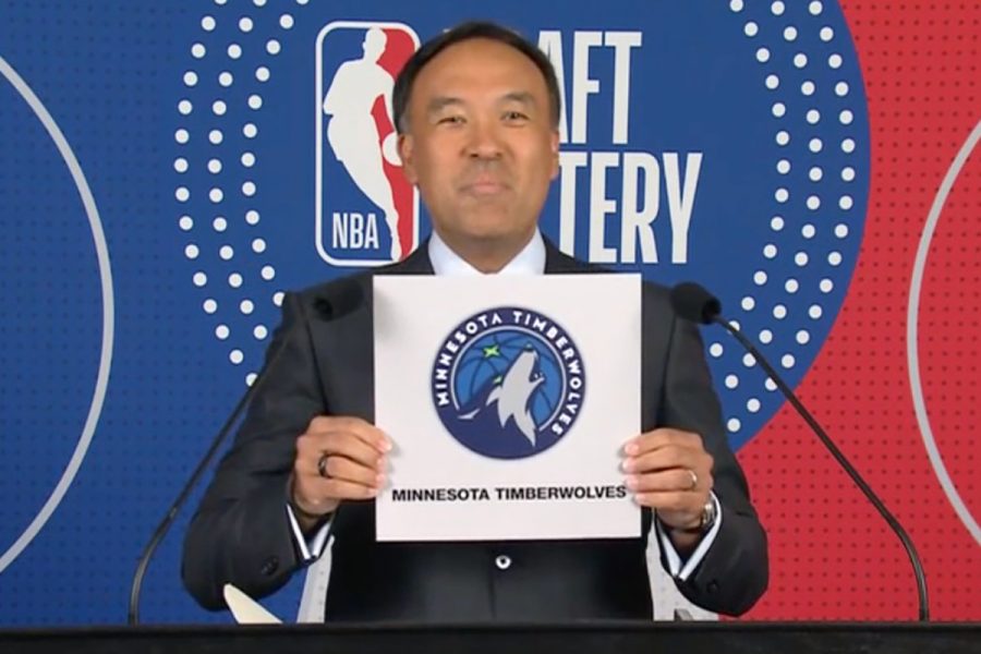 Timberwolves win draft lottery and the number 1 pick