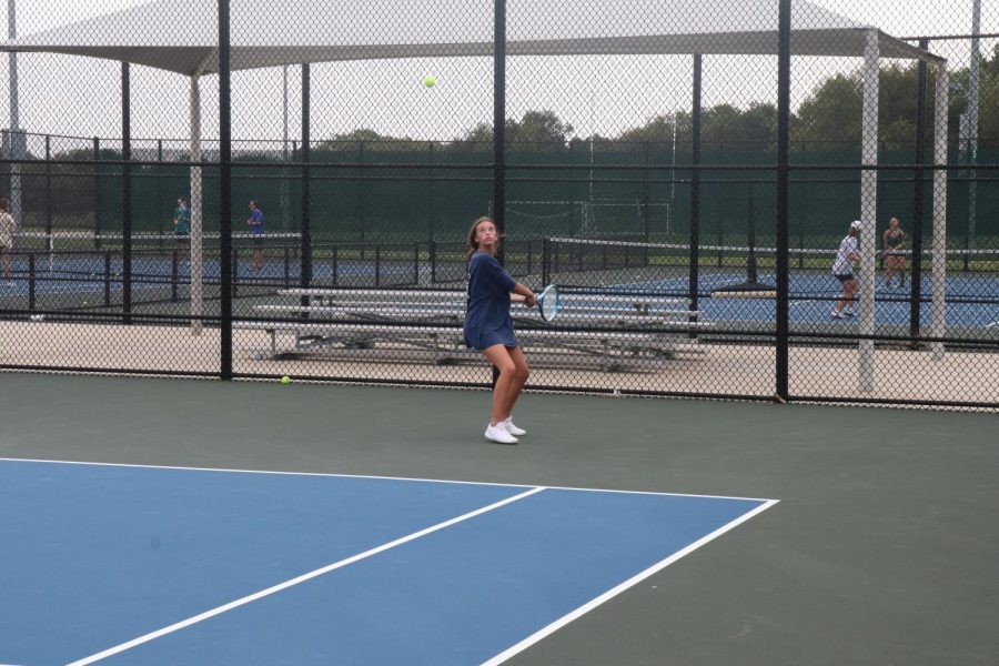 Freshmen Hits Her Way Into Varsity Tennis